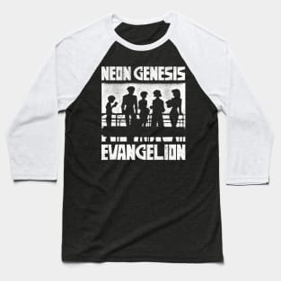 Neon Genesis Evangelion - Anime Fan Design Baseball T-Shirt